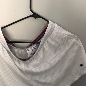 Champion White Athletic Shorts